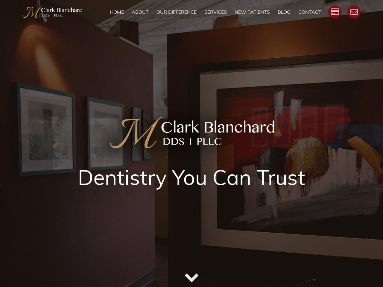 Blanchard M Clark DDS screenshot