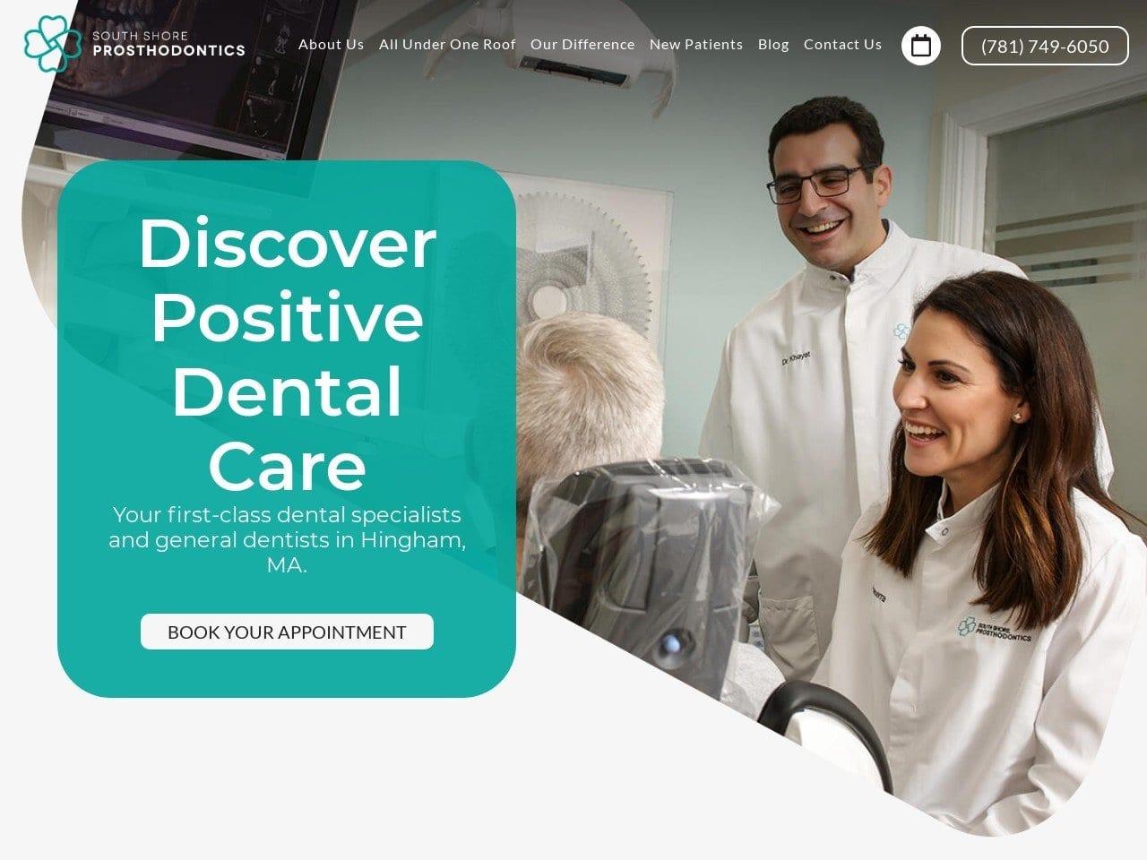 South Shore Prosthodontics screenshot