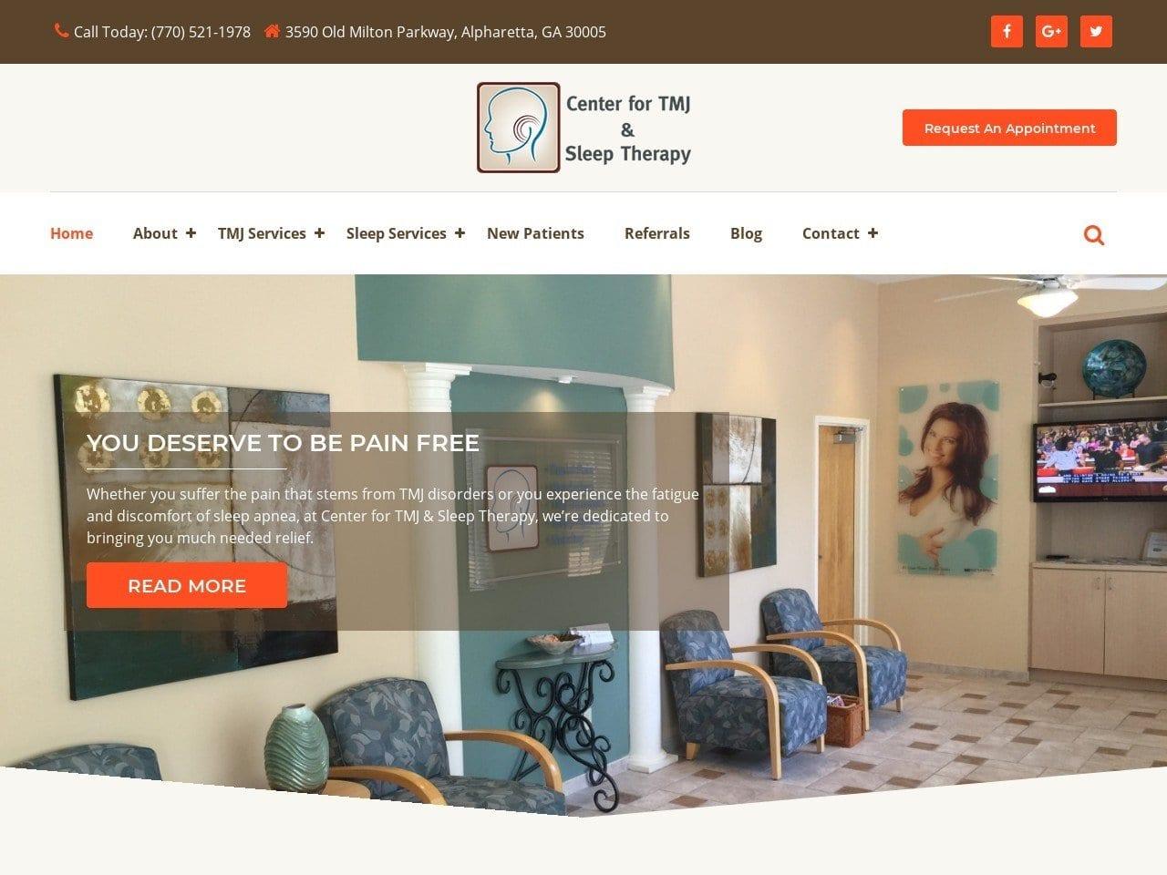 Center for TMJ Therapy screenshot