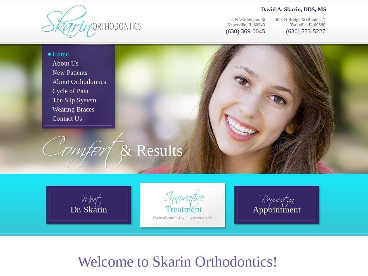 Skarin Orthodontics David A. Skarin D.D.S. M.S screenshot