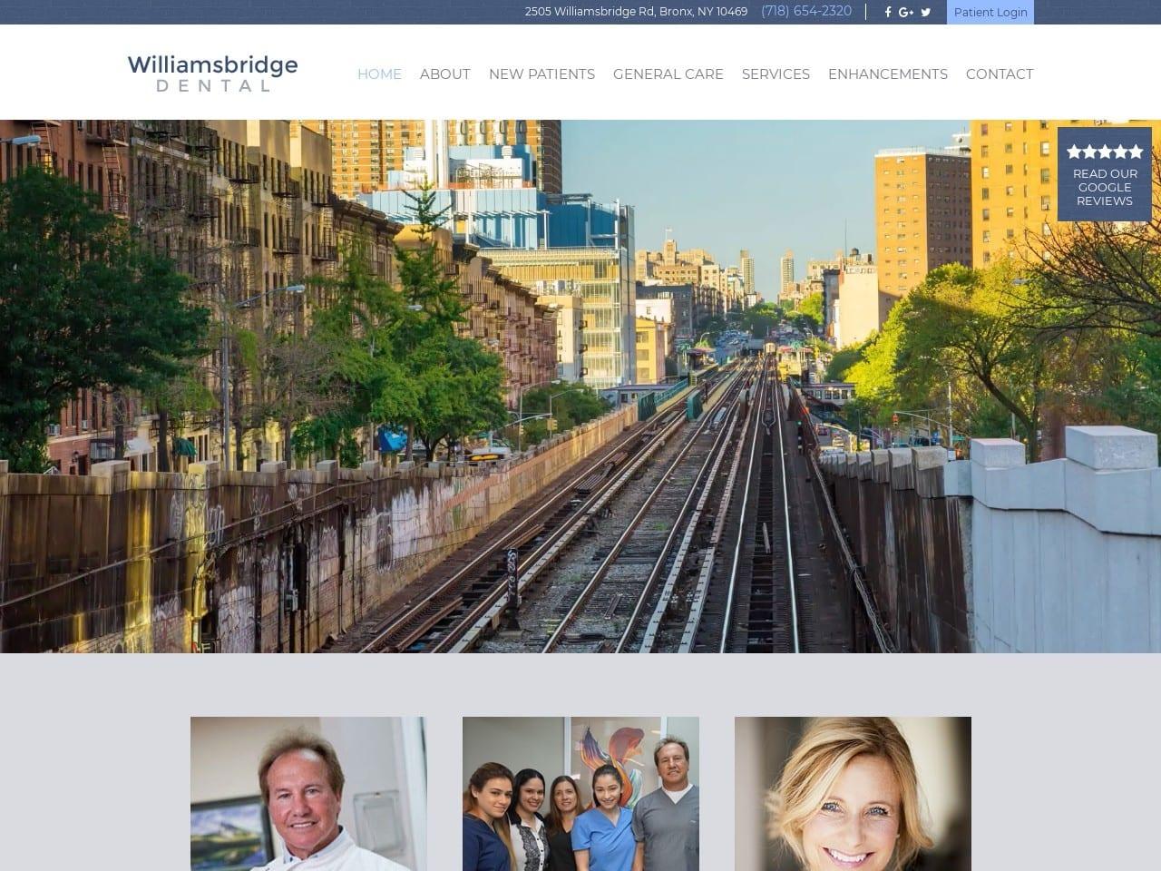 Williamsbridge Dental screenshot