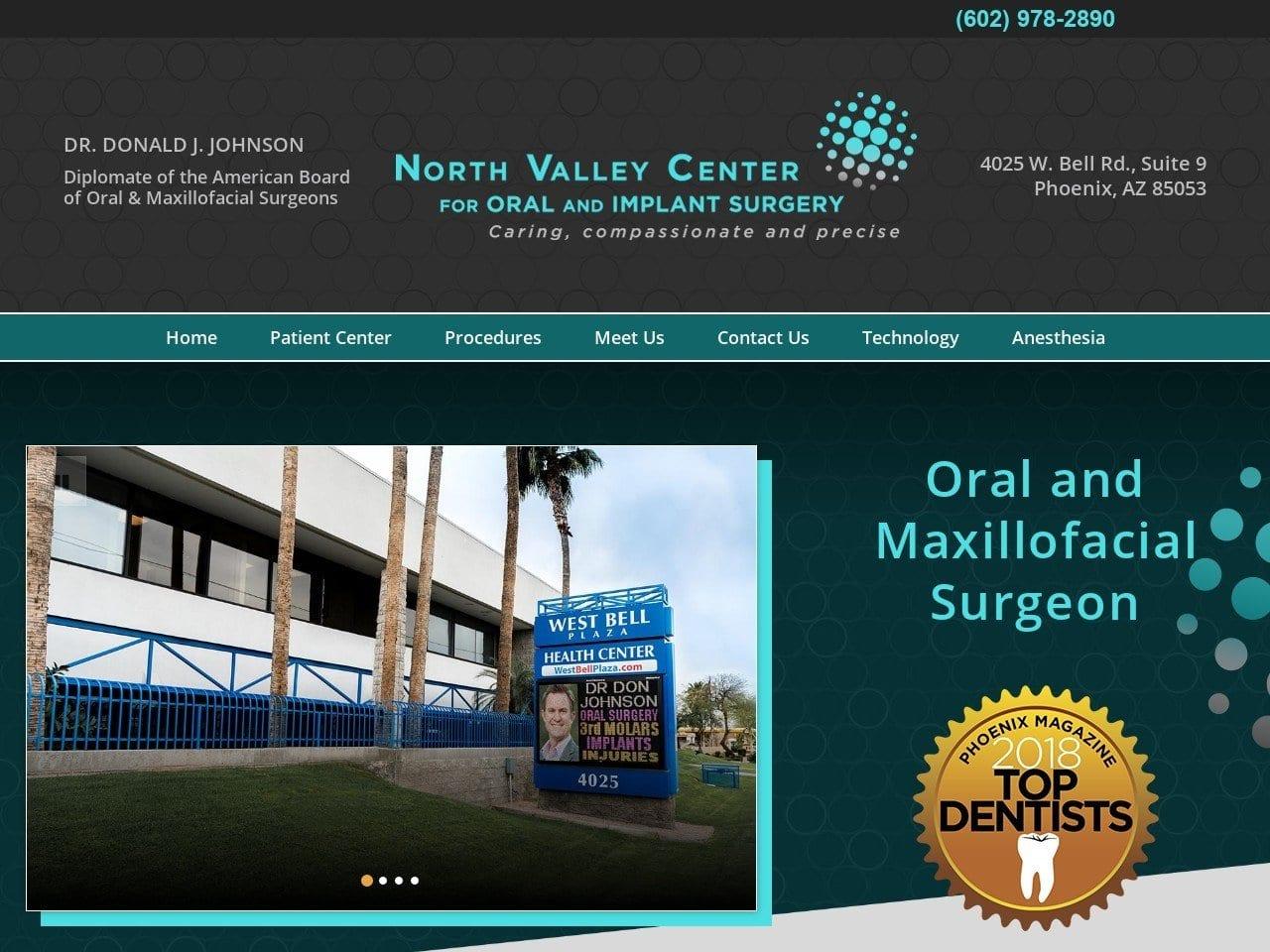 North Valley Center for Oral & Implant Surgery screenshot