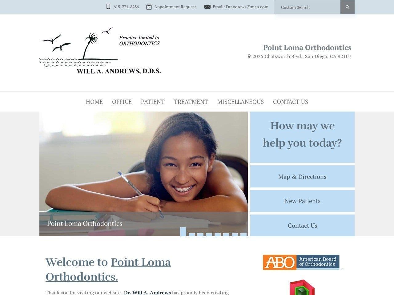 Point Loma Orthodontics screenshot