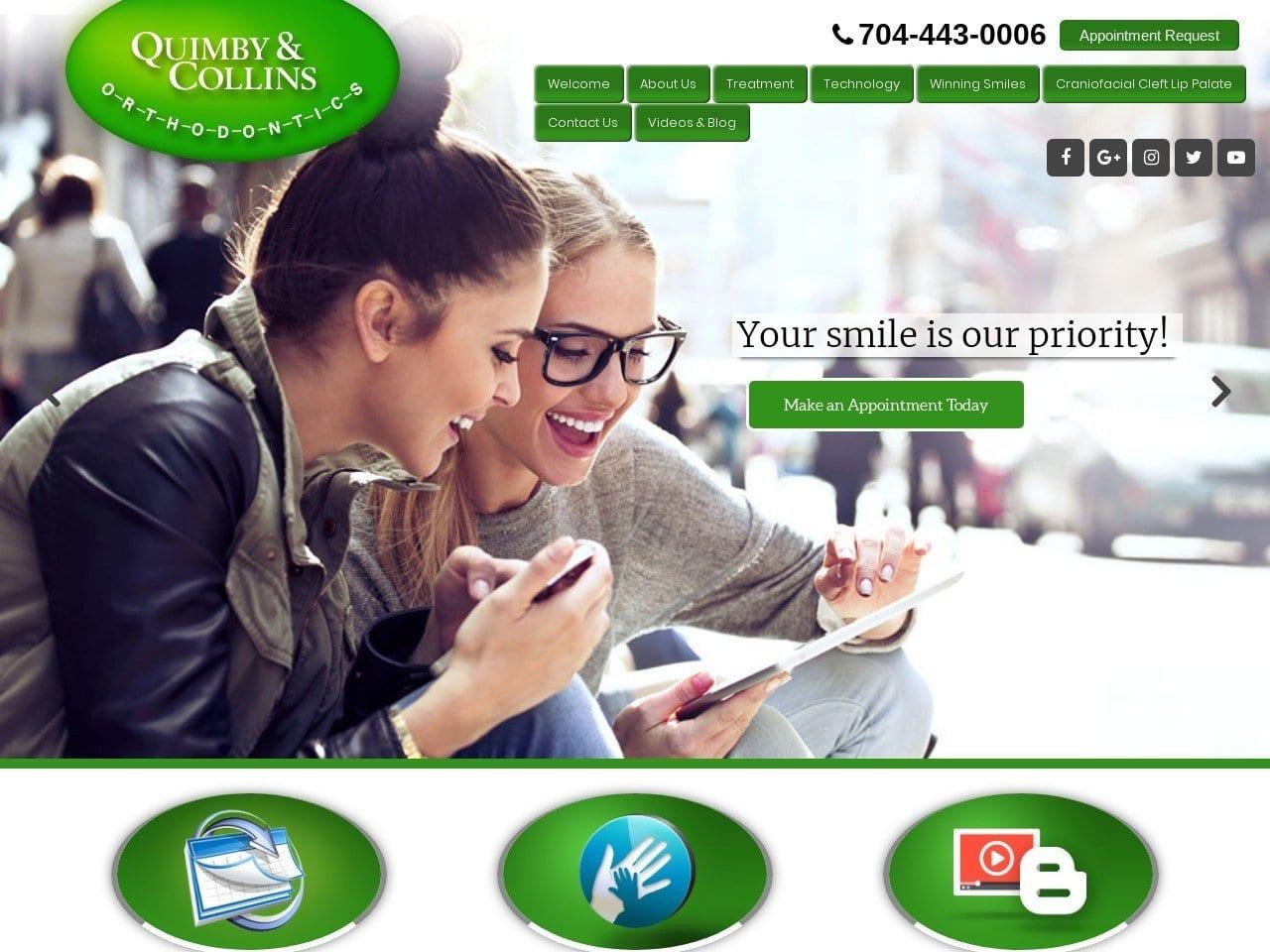 Quimby & Collins Orthodontics screenshot