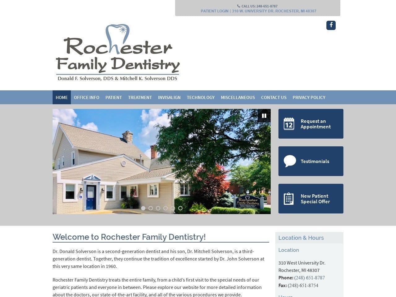 Rochester Family Dentistry screenshot