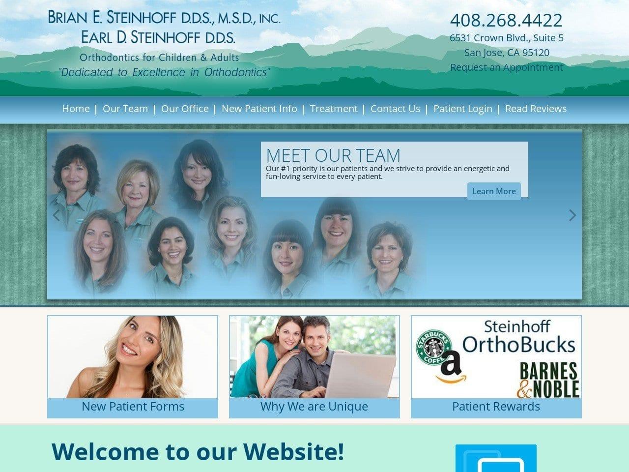 Brian E. Steinhoff DDS Inc. screenshot