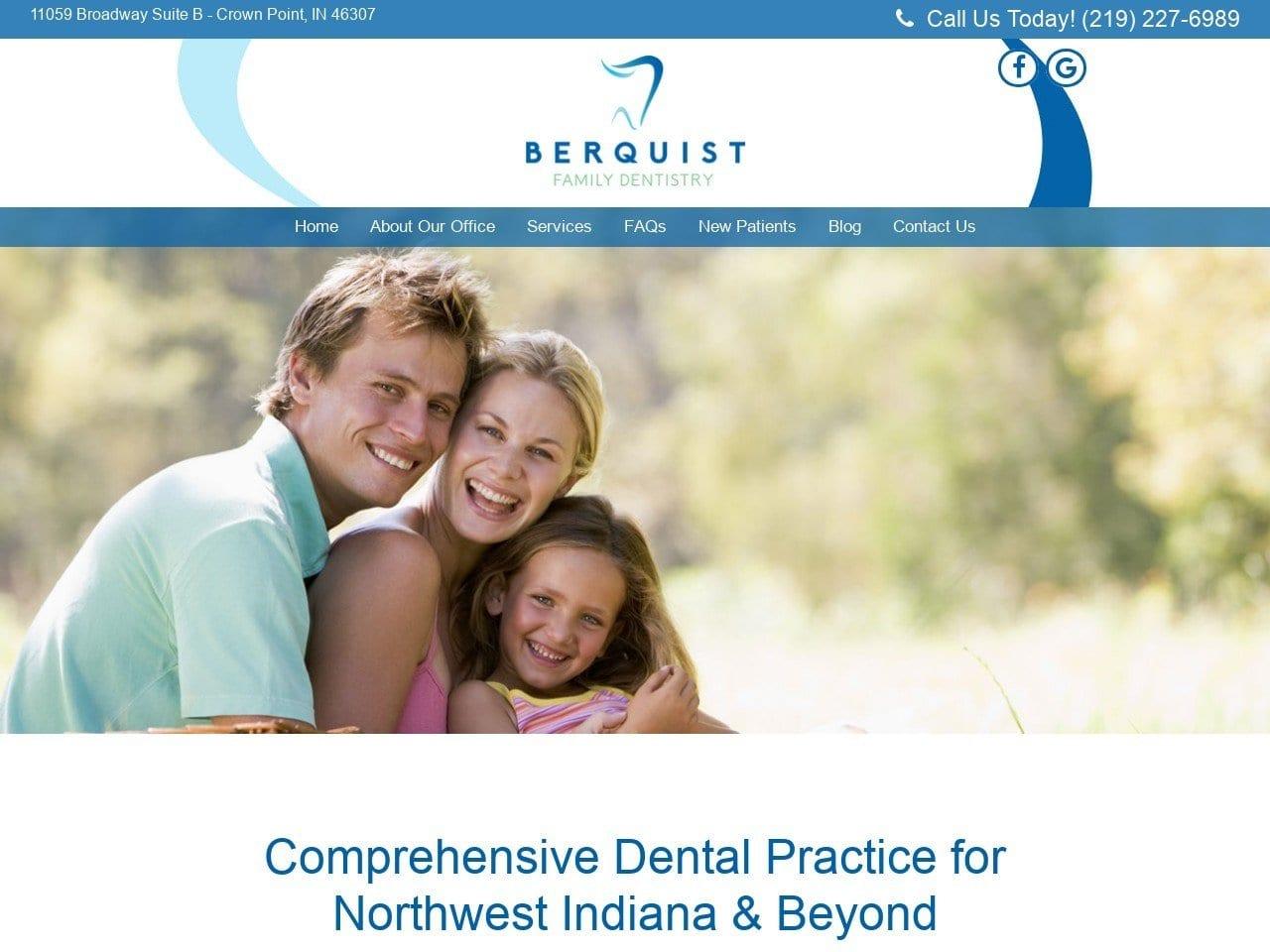 Berquist Family Dentistry screenshot