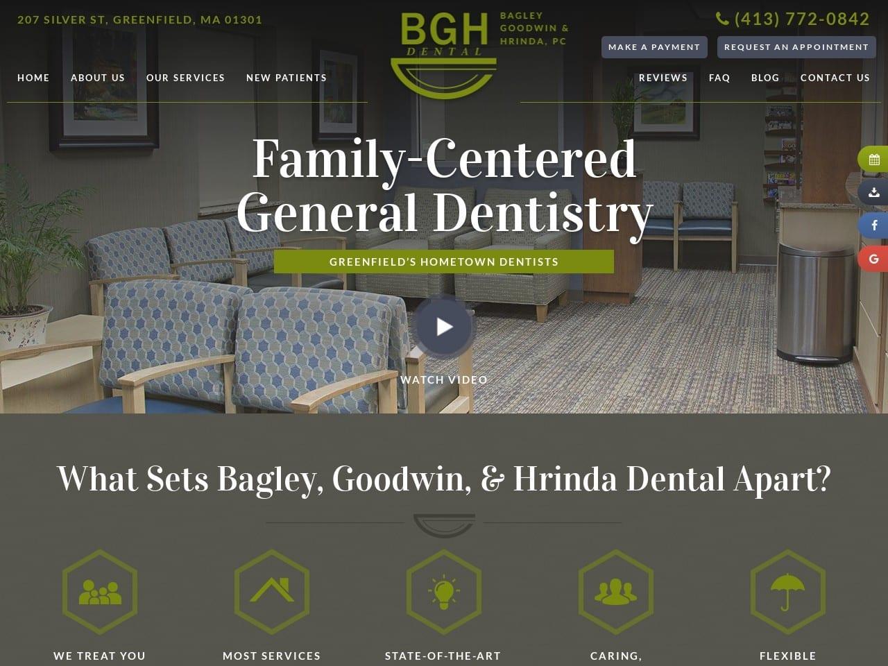 Bagley, Goodwin, & Hrinda Dental screenshot