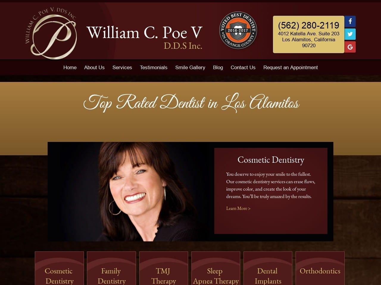 Poe William C DDS screenshot