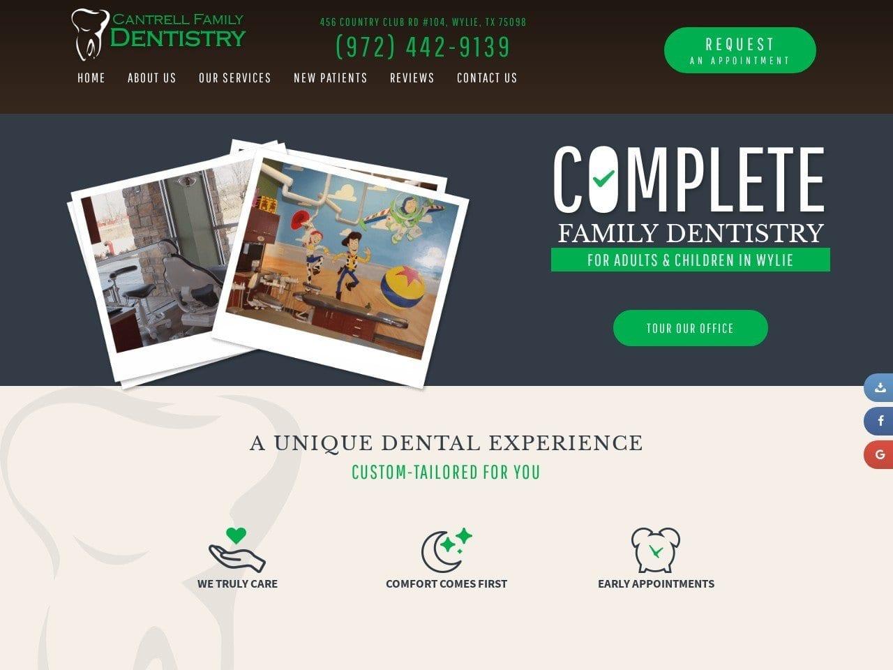 Cantrell Family Dentistry screenshot