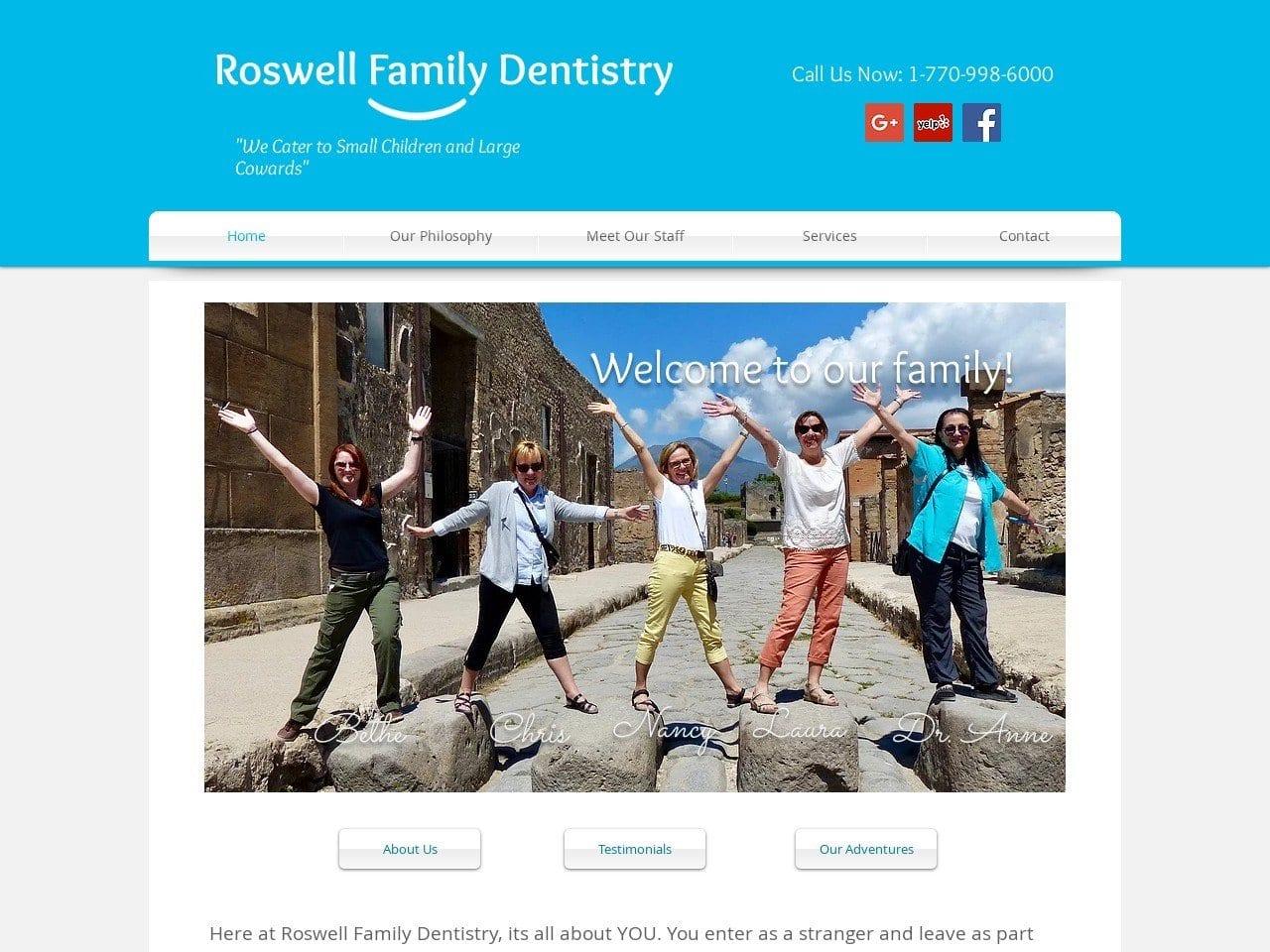 Roswell Family Dentistry screenshot