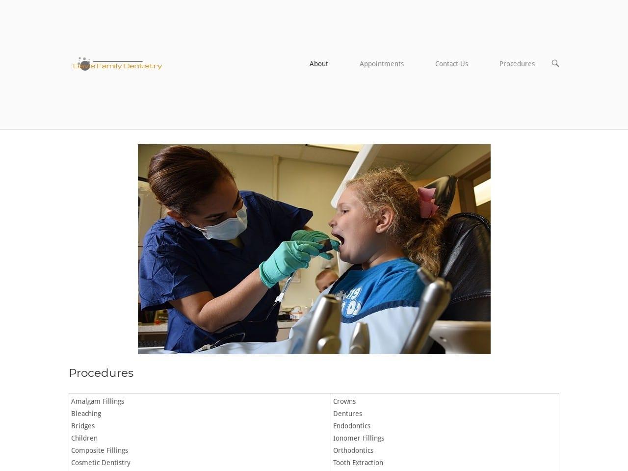 Davis Family Dentistry screenshot