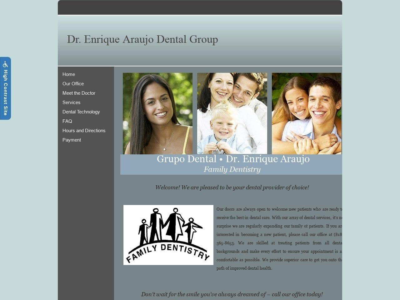 Araujo Enrique DDS screenshot