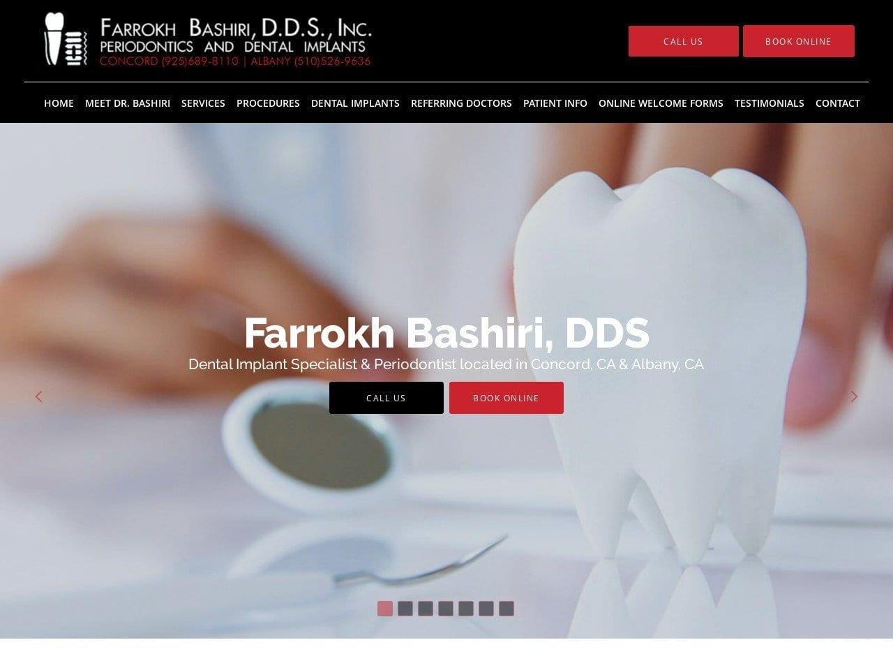 Farrokh Bashiri DDS INC screenshot