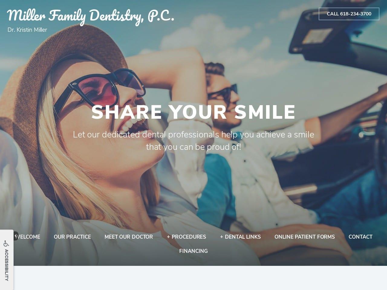 Miller Family Dentistry, P.C. screenshot