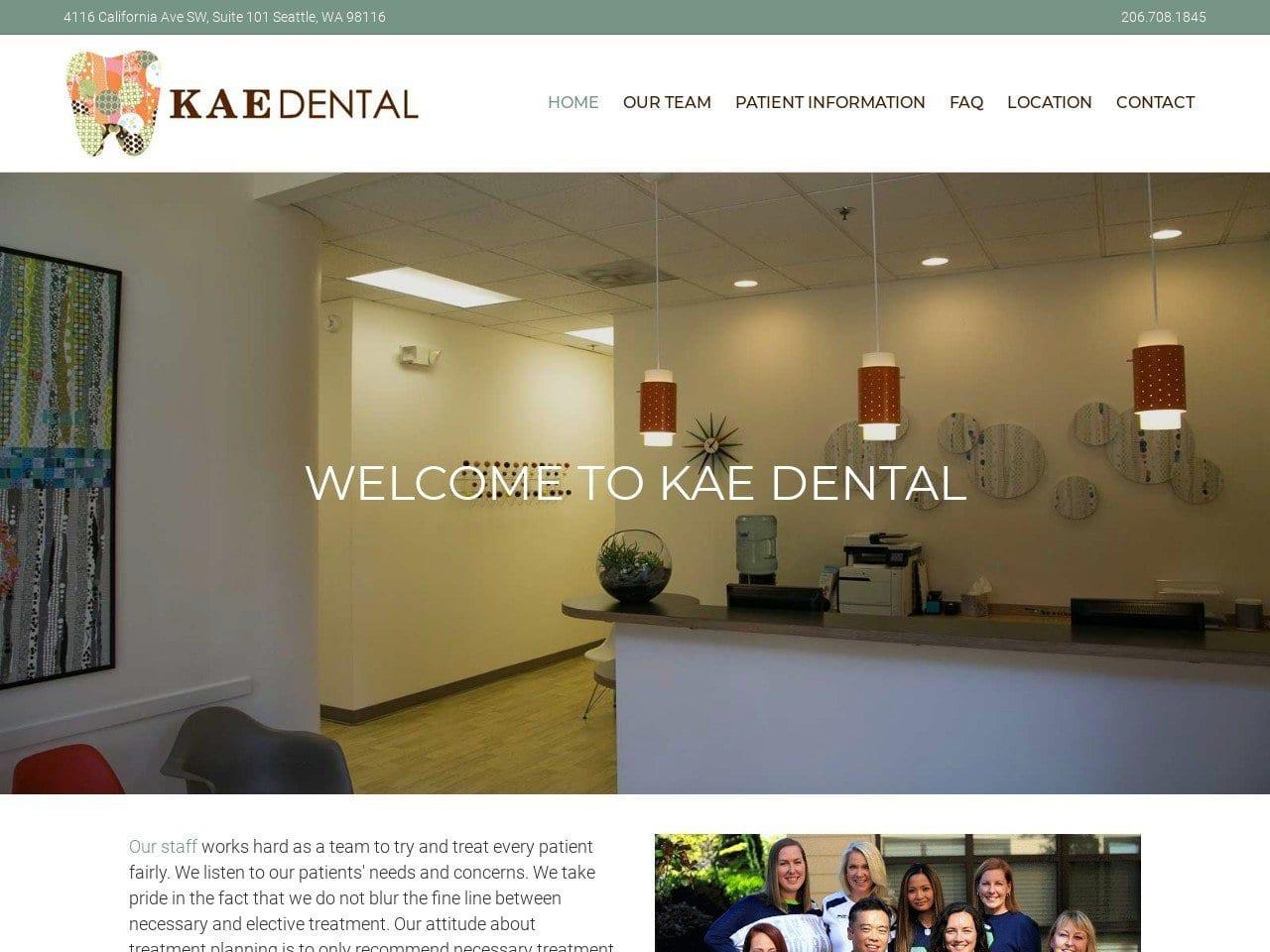 Dr. Joon W. Kae DMD screenshot