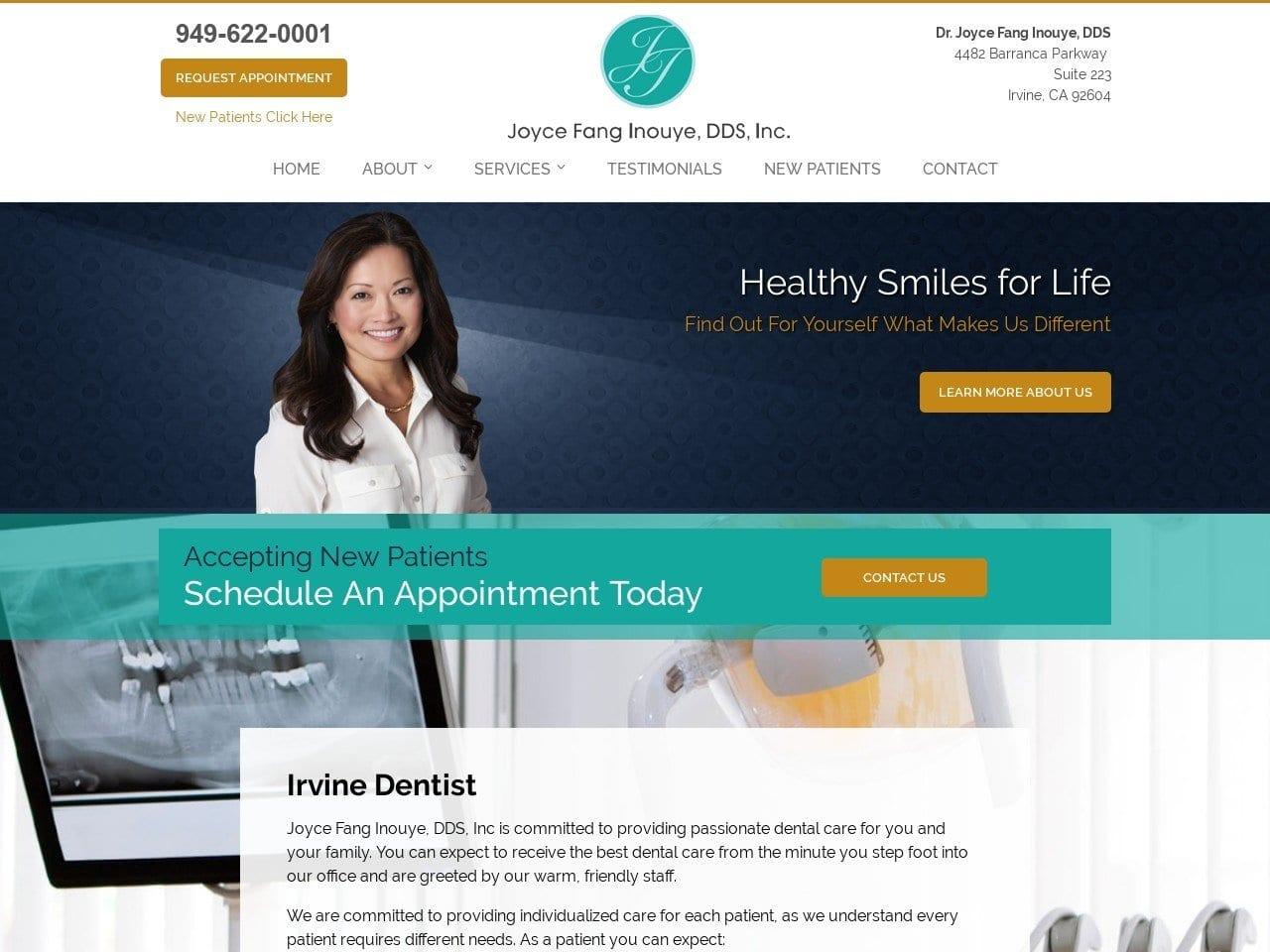 Joyce Fang Inouye, DDS, Inc screenshot