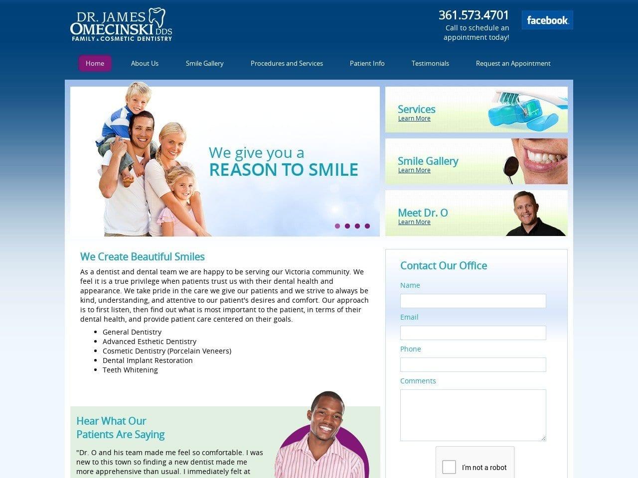 Dr. James B. Omecinski Cosmetic & Family Dentistry