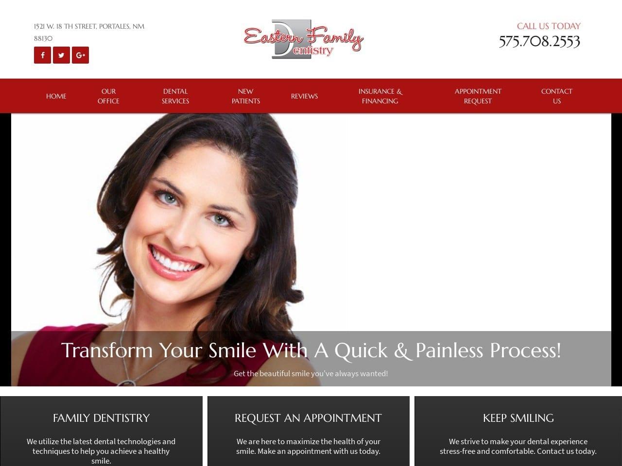 Eastern Family Dentistry screenshot