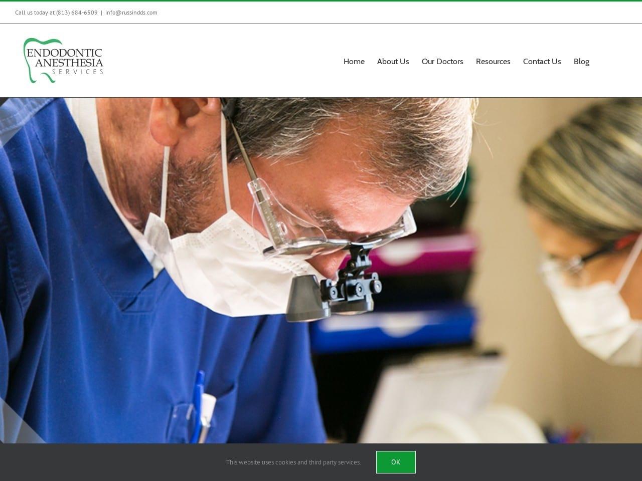 J. Tim Russin DDS PA screenshot