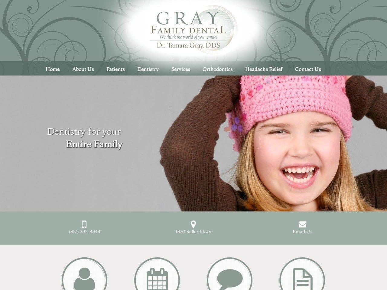 Gray Family Dental Gray Tamara DDS screenshot