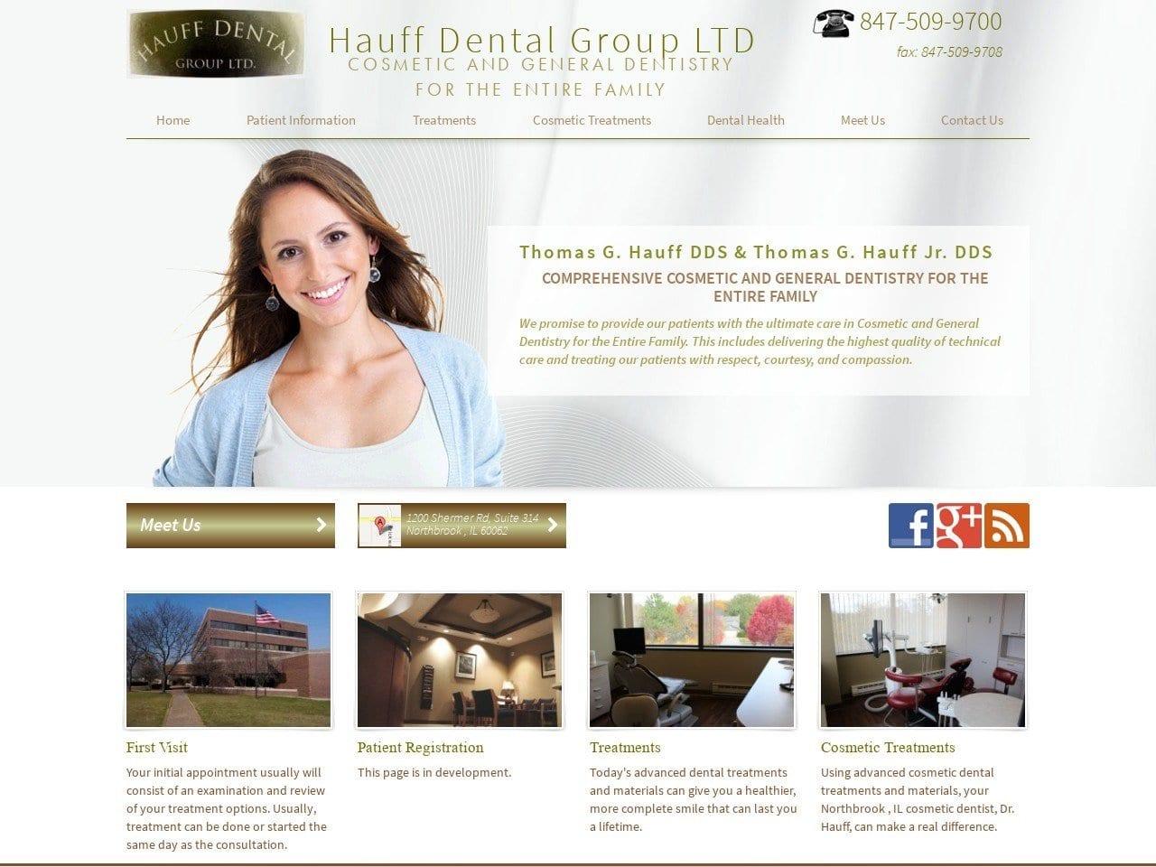 Hauff Dental Group Ltd screenshot