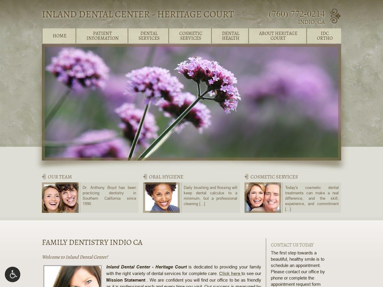 Inland Dental Center - Heritage Court screenshot
