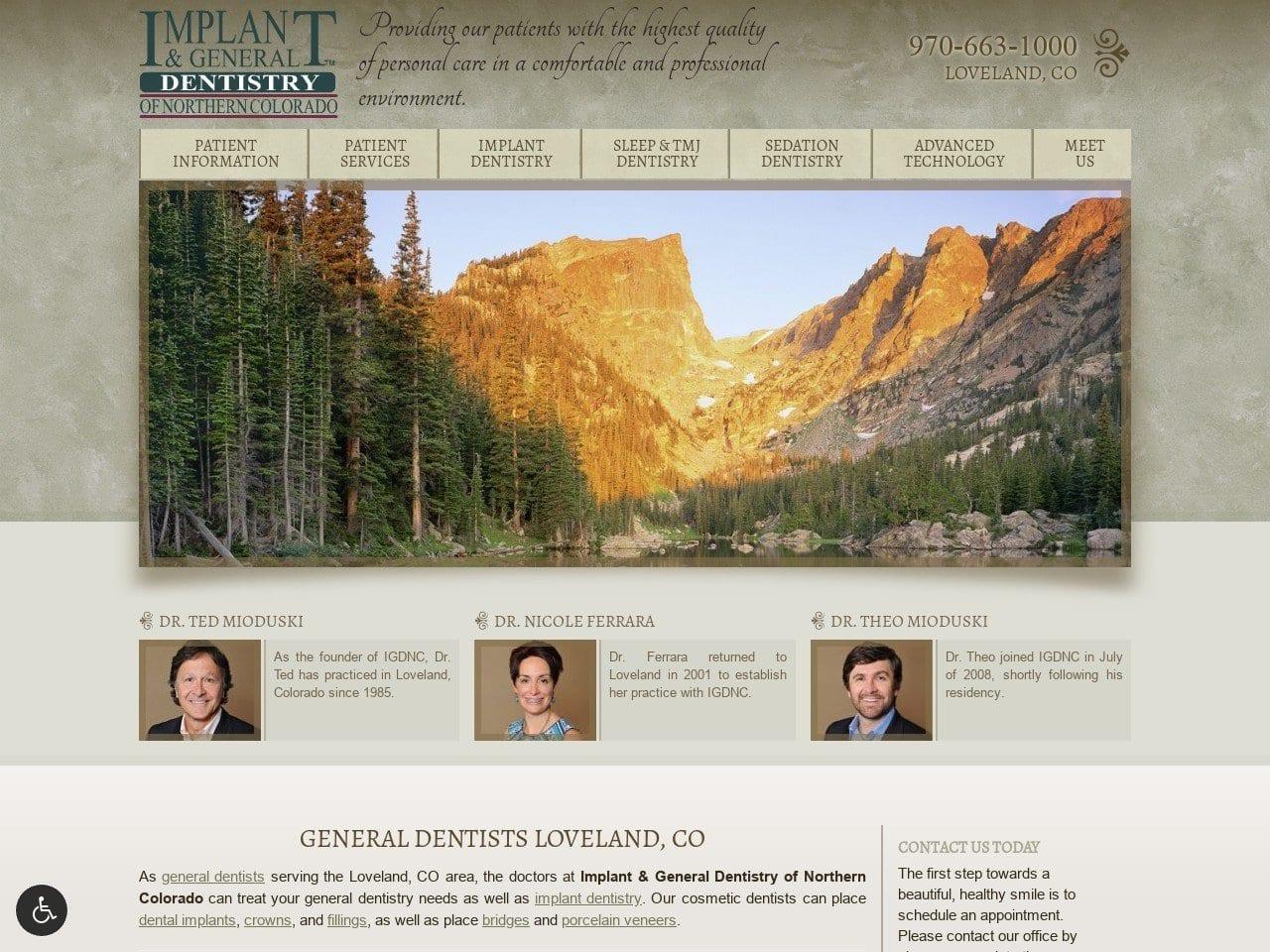 Implant & General Dentistry Mioduski III Ted E DDS