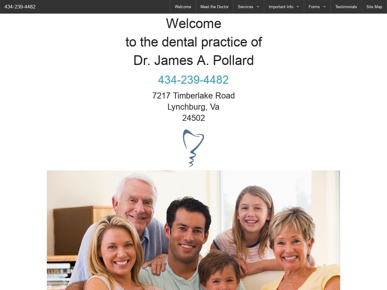 Pollard James DDS screenshot