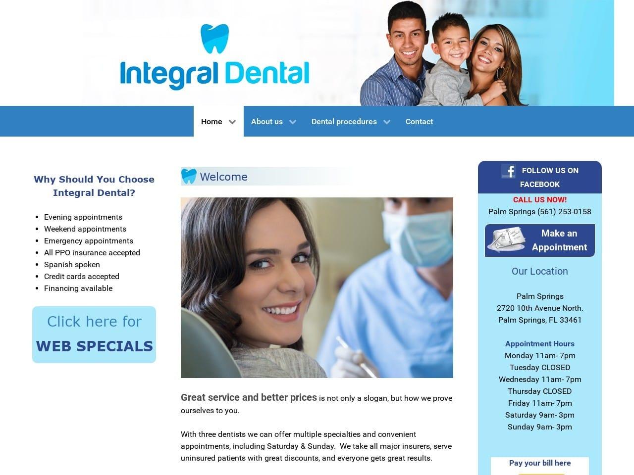 Integral Dental & Denture Center screenshot