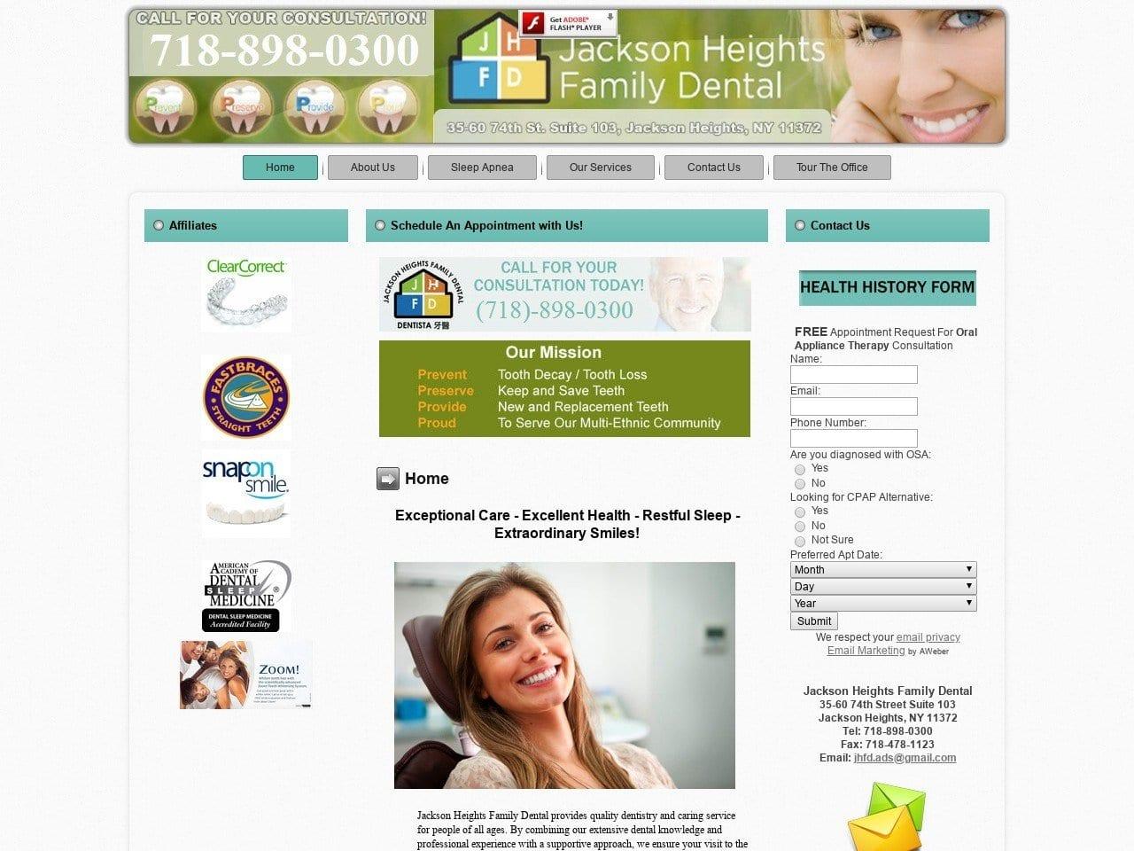 Jackson Heights Family Dental screenshot