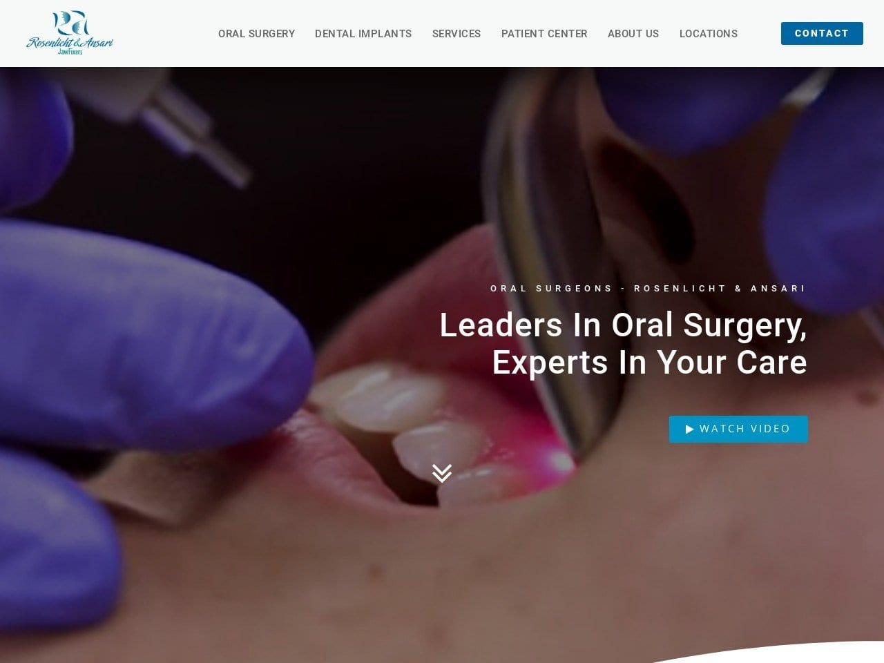 Rosenlicht & Ansari Oral Facial Implant Surgery screenshot