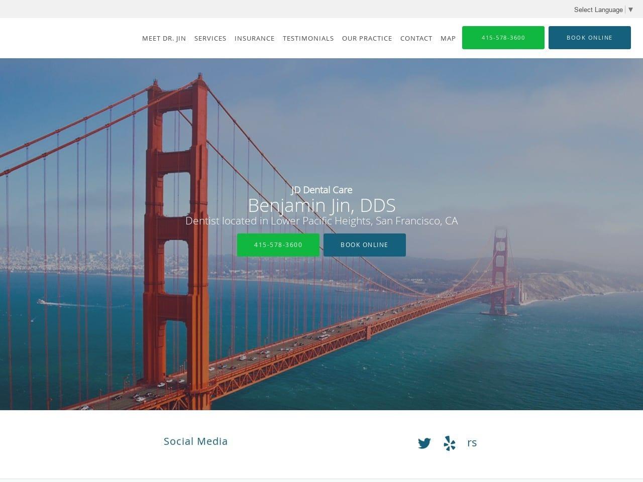 Benjamin Jin, DDS screenshot