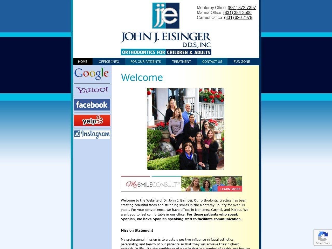 John J Eisinger DDS screenshot