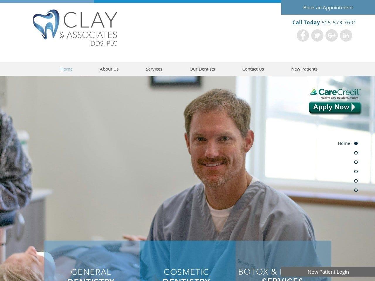 Clay & Associates DDS, PLC screenshot