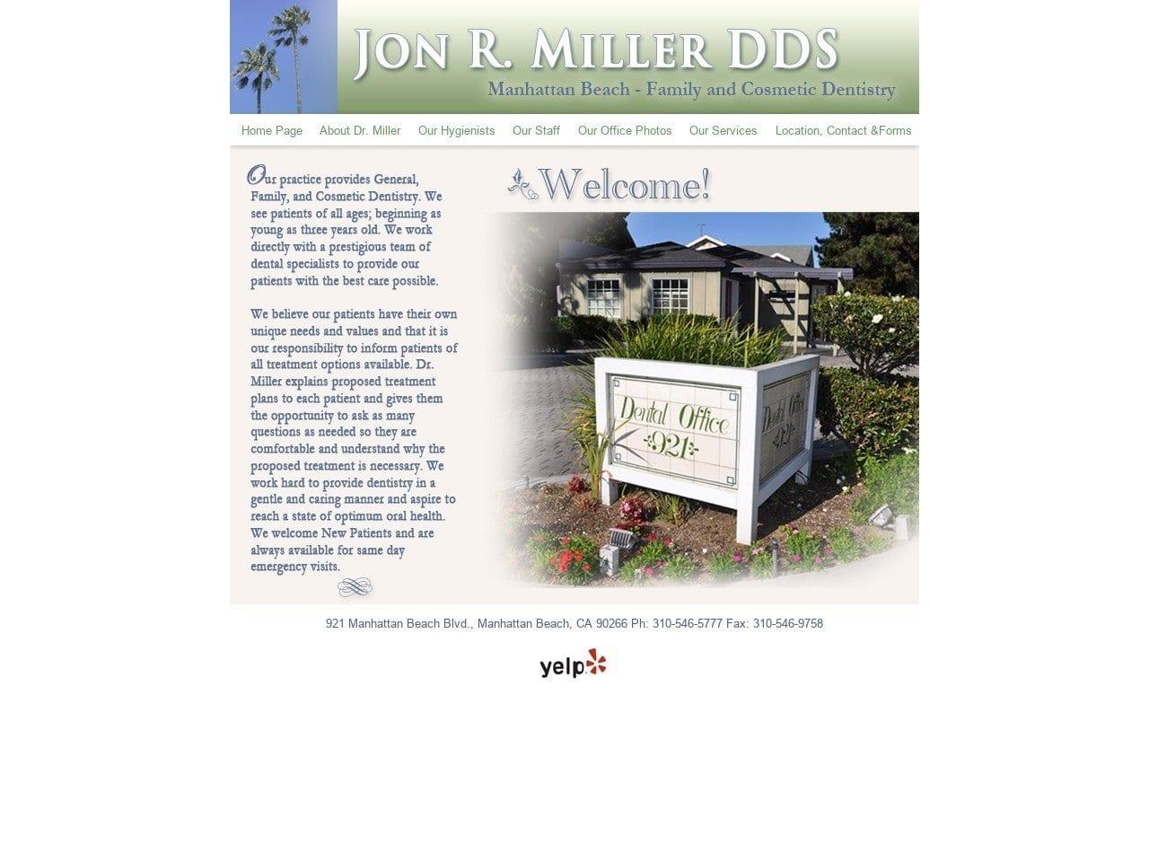 Miller Jon R DDS screenshot