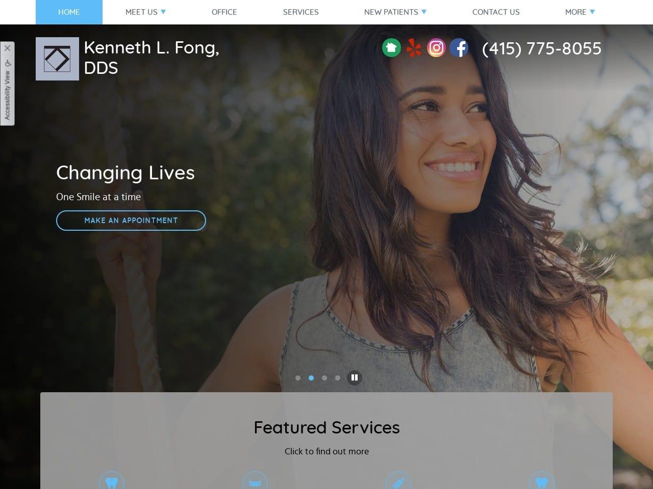 Kenneth L. Fong DDS screenshot