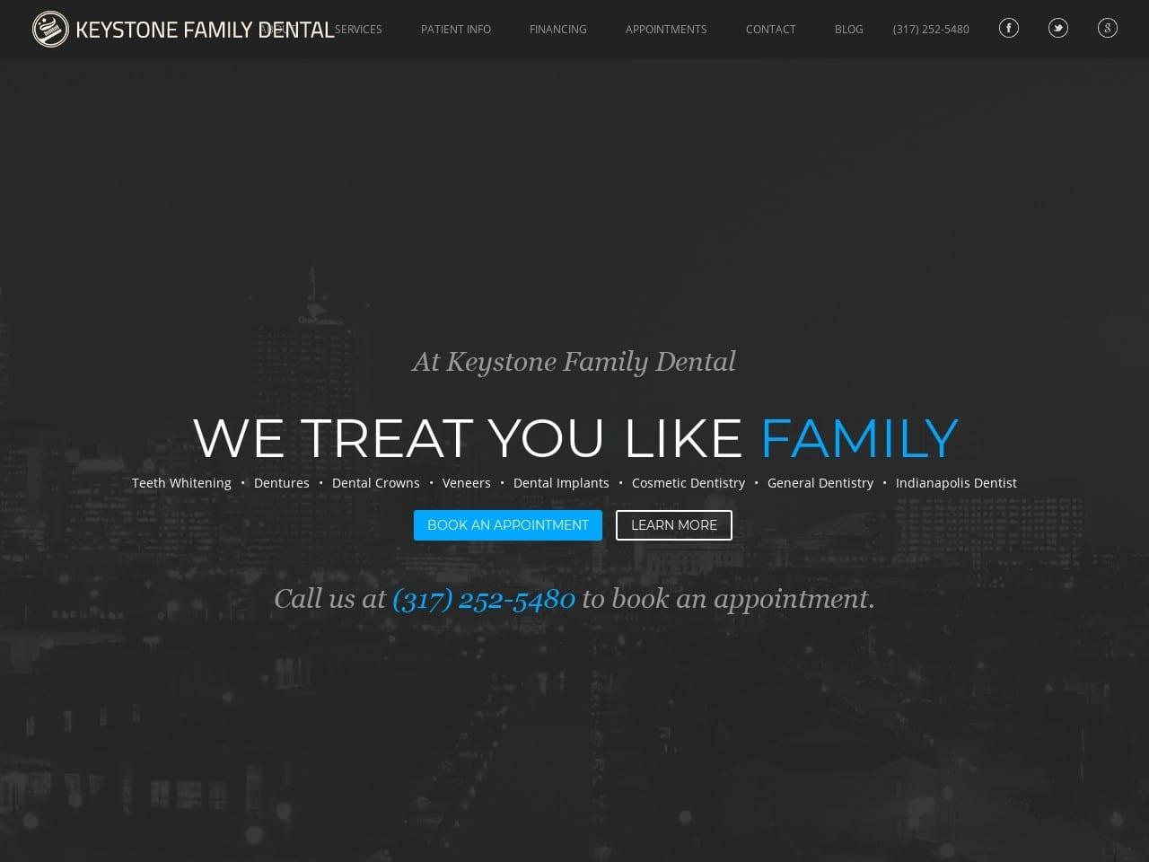 Keystone Family Dental Center screenshot