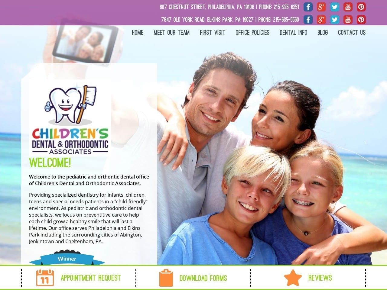 Children's Dental & Orthodontic Associates screenshot