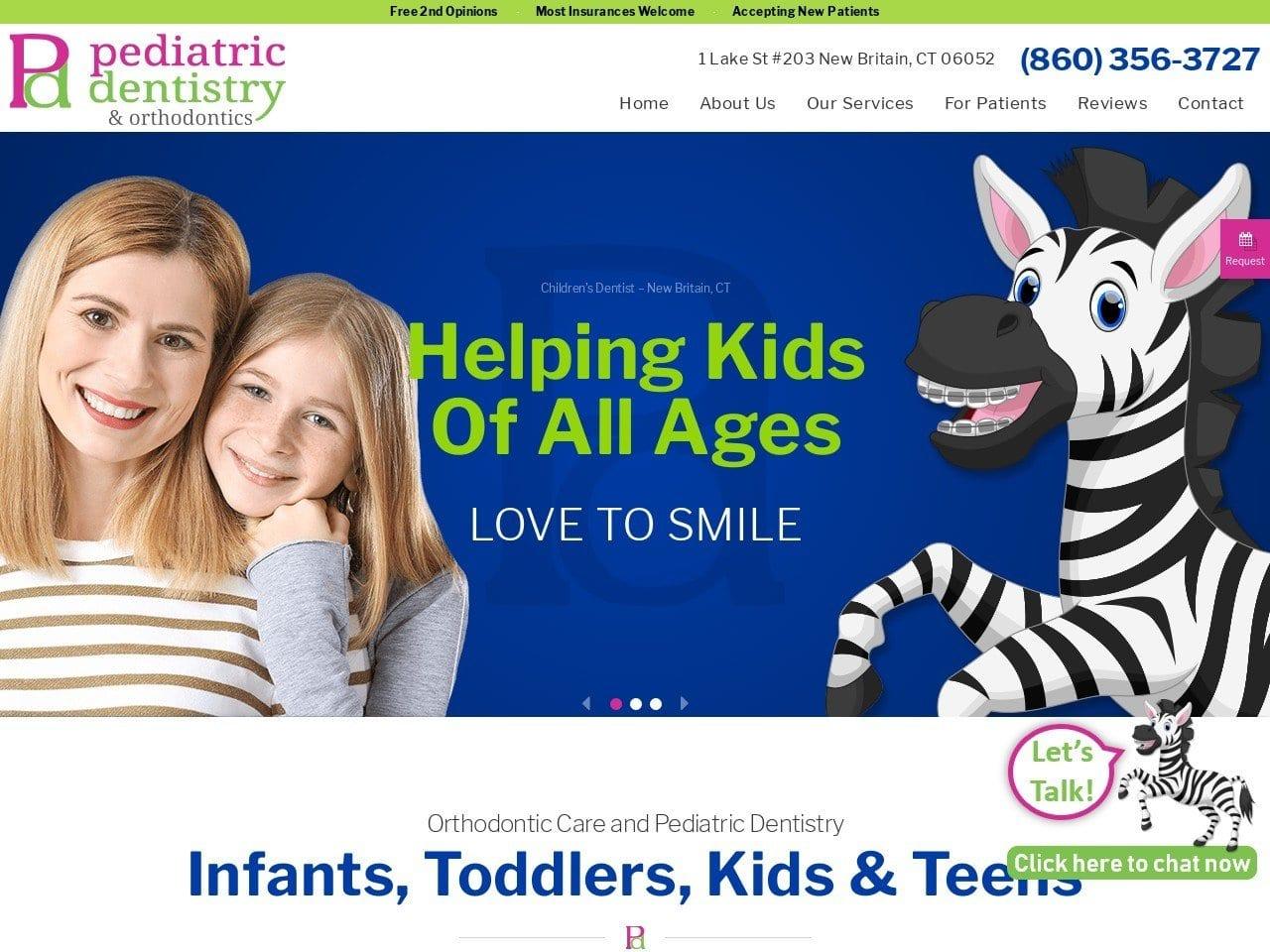 Pediatric Dentistry & Orthodontics of New Britain screenshot