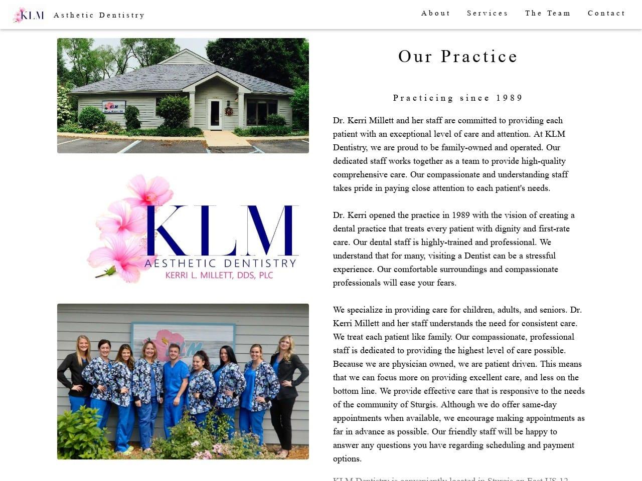 KLM Aesthetic Dentistry screenshot