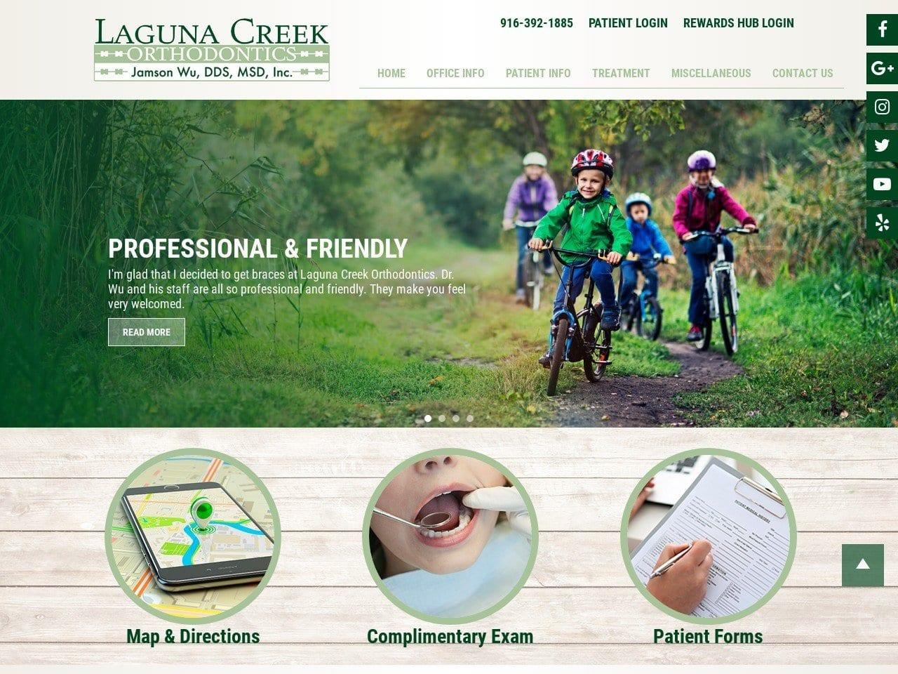 Laguna Creek Orthodontics screenshot