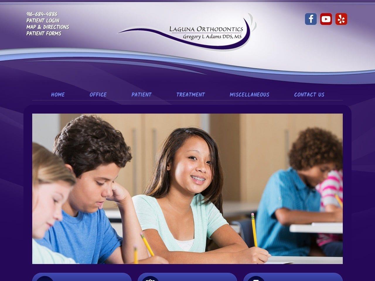 Dr. Gregory L. Adams DDS screenshot