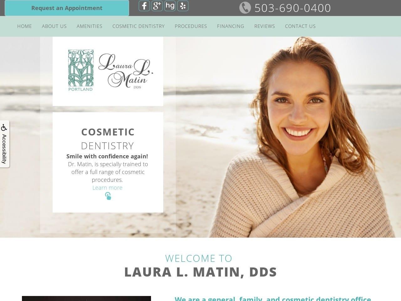 Laura L. Matin DDS screenshot