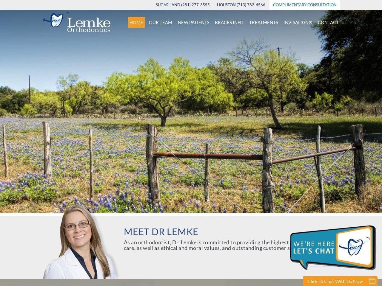 Lemke Orthodontics screenshot