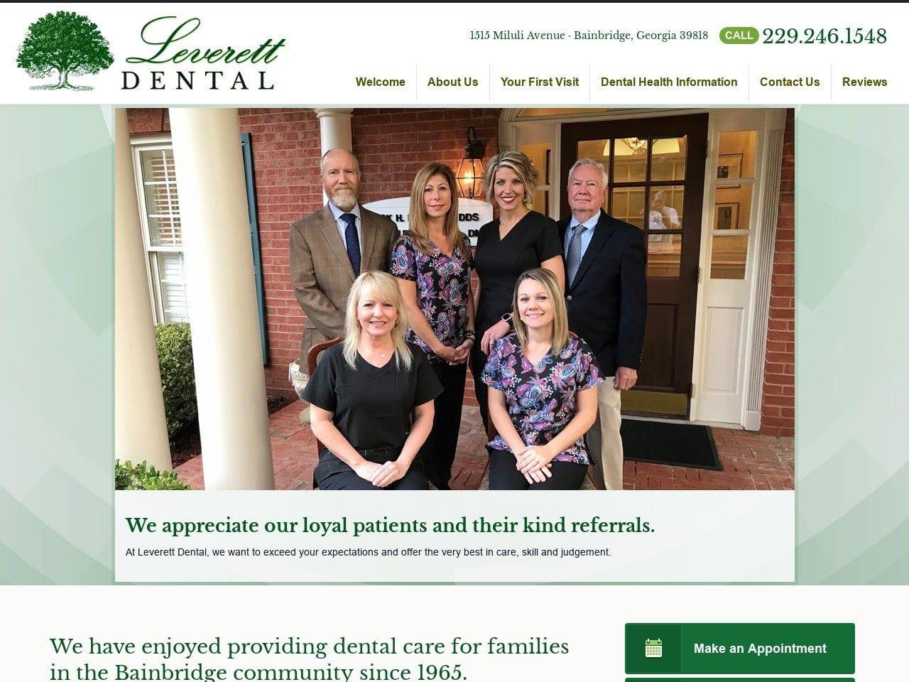Dr. Jack H. Leverett Jr DMD