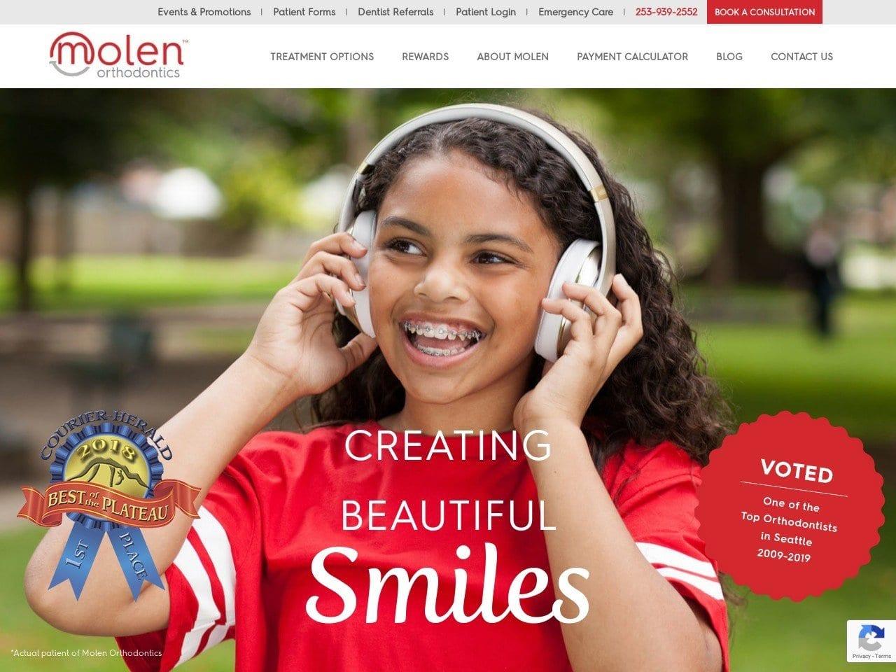 Molen Orthodontics screenshot