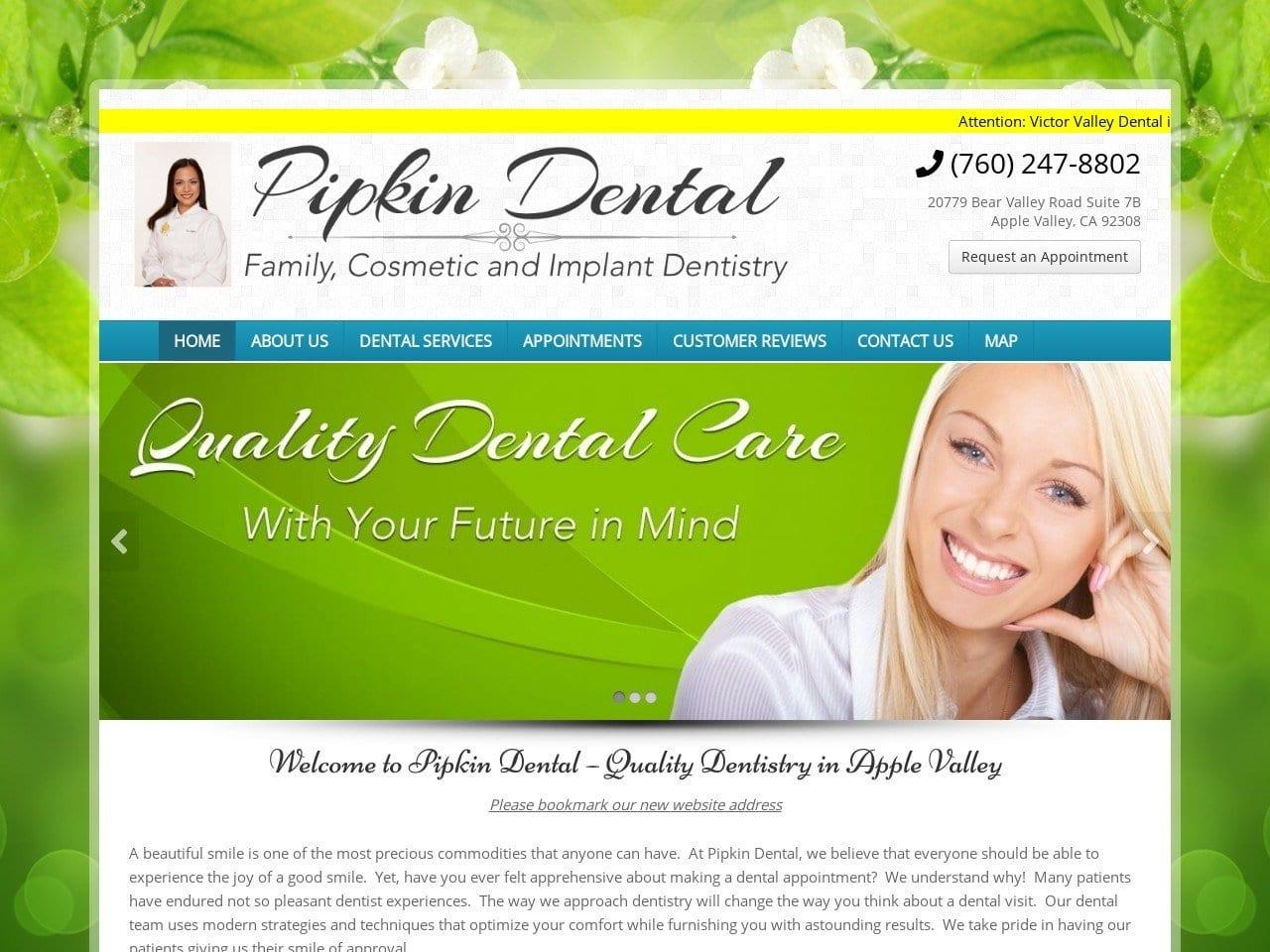Victor Valley Dental Group screenshot