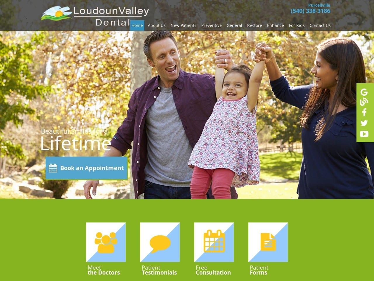 Loudoun Valley Dental screenshot