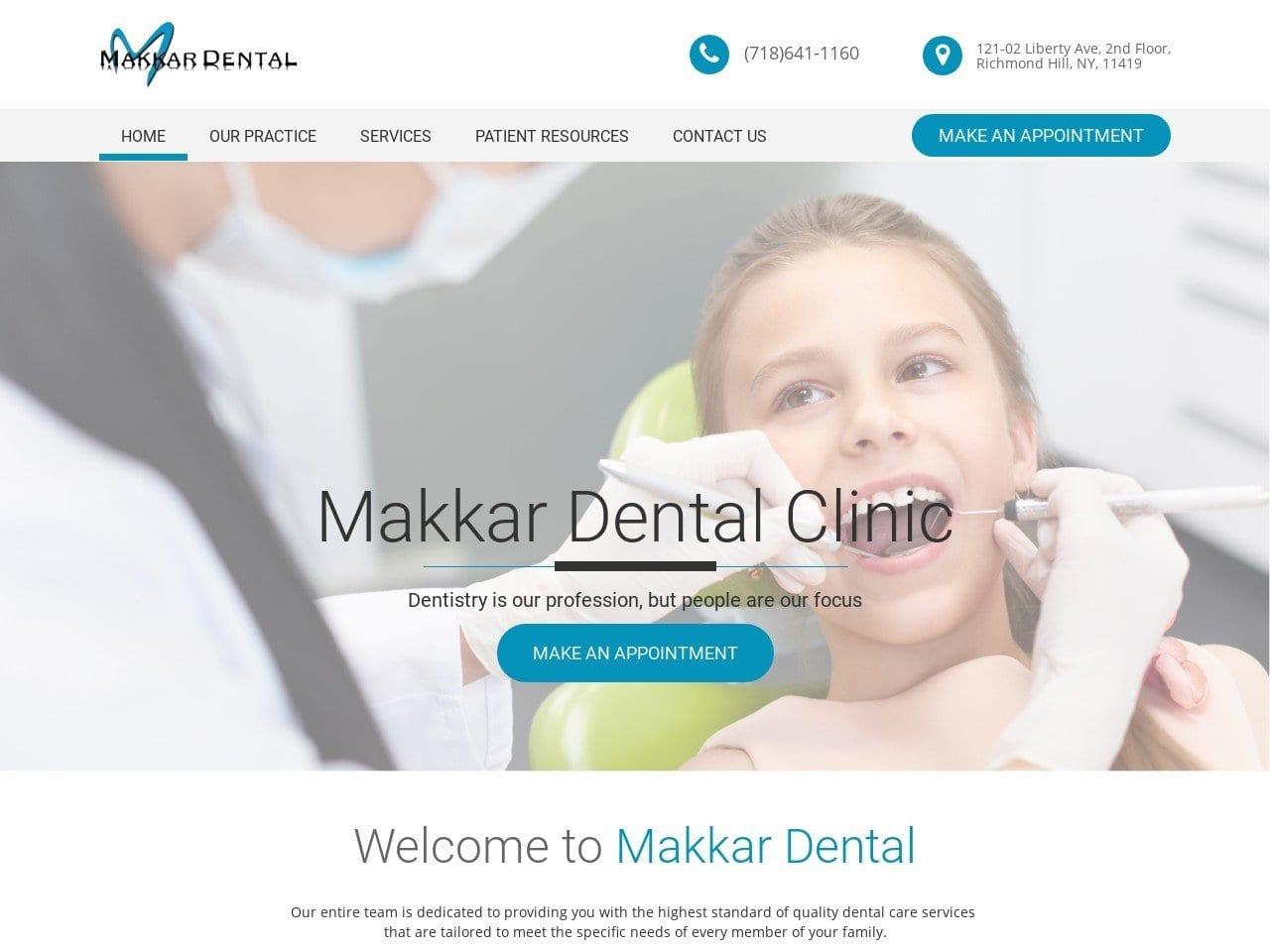 Dr. Parul D. Makkar DDS screenshot